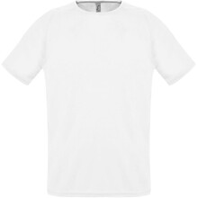 Футболка унисекс Sporty 140 белая, размер XXS