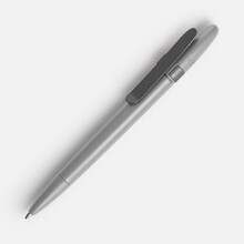 Ручка шариковая Prodir DS5 TSM Metal Clip, серая