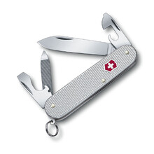 Нож перочинный VICTORINOX Cadet Alox, 84 мм, 9 функций, алюминиевая рукоять, серебристый