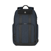 Рюкзак VICTORINOX Architecture Urban2 Deluxe Backpack 15”, синий, полиэстер/кожа, 31x23x46 см, 23 л