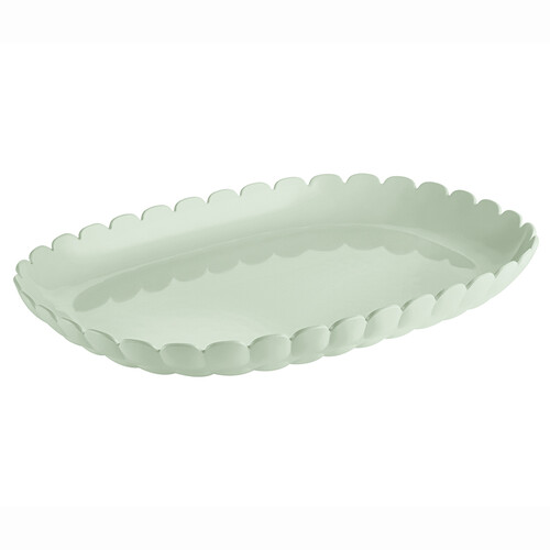 Поднос сервировочный tiffany, 45х31 см, зеленый