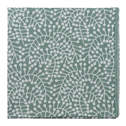 Скатерть из хлопка зеленого цвета с рисунком Спелая смородина, scandinavian touch, 180х260см