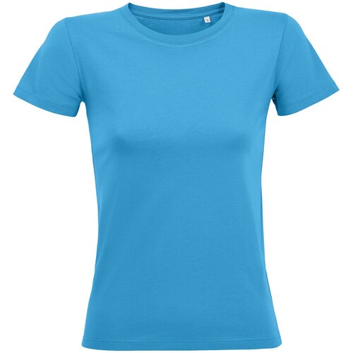 Футболка женская Regent Fit Women, ярко-бирюзовая, размер S