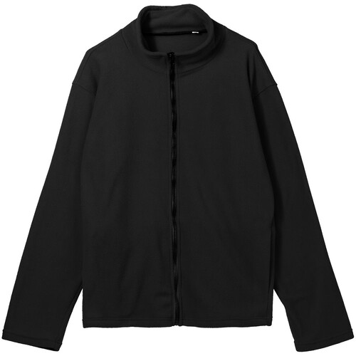 Куртка флисовая унисекс Manakin, черная, размер XS/S
