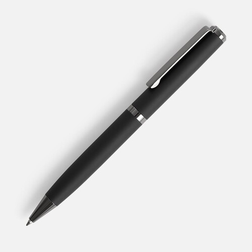 Ручка шариковая Inkish Gunmetal в футляре, черная