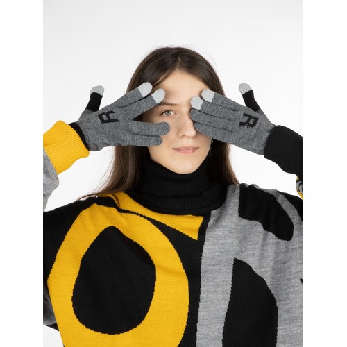Сенсорные перчатки на заказ Guanti Tok, полушерсть, размер L/XL