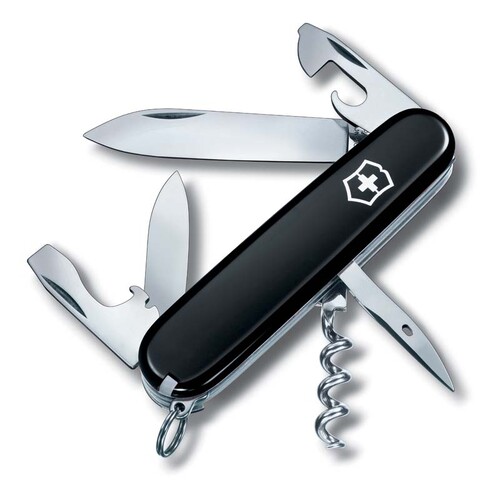 Нож перочинный VICTORINOX Spartan, 91 мм, 12 функций, чёрный