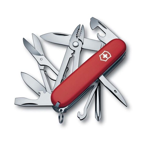 Нож перочинный VICTORINOX Deluxe Tinker, 91 мм, 17 функций, красный