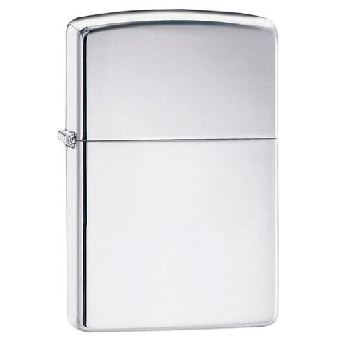 Зажигалка ZIPPO Armor™ c покрытием Глянцевый хром | High Polish Chrome, латунь/сталь, серебристая, 38x13x57 мм