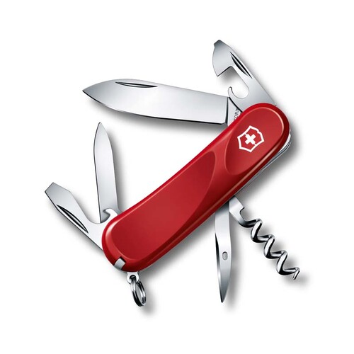 Нож перочинный VICTORINOX Evolution 10, 85 мм, 13 функций, красный