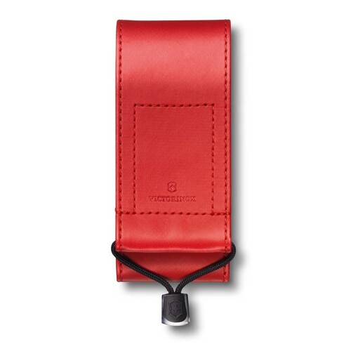 Чехол на ремень VICTORINOX для ножей 111 мм толщиной 3 уровня и SwissTool, из кожзаменителя, красный