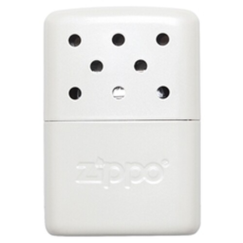 Каталитическая грелка ZIPPO, алюминий с жемчужным покрытием, белая, матовая, на 6 ч, 51x15x74 мм