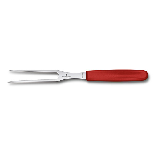 Вилка разделочная VICTORINOX 15 см, красная, в картонном блистере