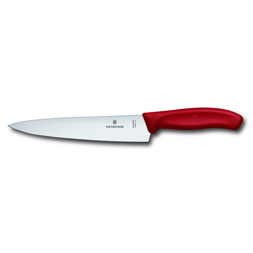 Нож разделочный VICTORINOX SwissClassic, 19 см, красный, в картонном блистере