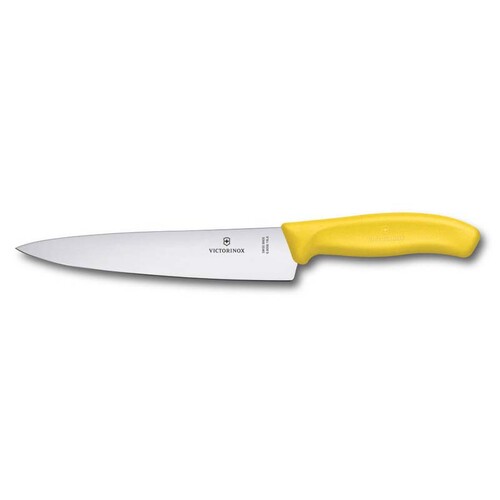 Нож разделочный VICTORINOX SwissClassic, 19 см, жёлтый, в картонном блистере