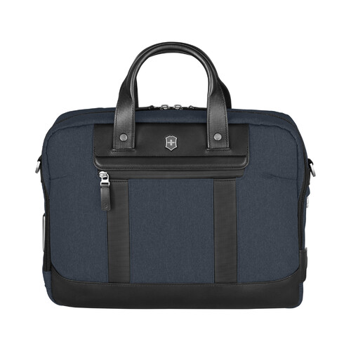 Портфель VICTORINOX Architecture Urban2 Briefcase 15'', синий, полиэстер/кожа, 42x13x31 см, 16 л