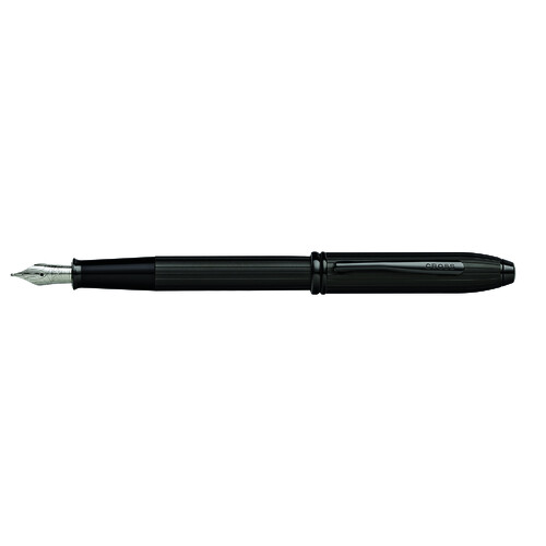 Перьевая ручка CROSS коллекция «ТАУНСЕНД | TOWNSEND» Matte Black PVD, перо M