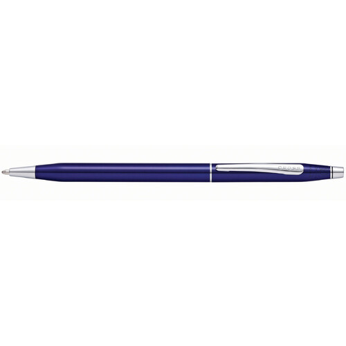 Шариковая ручка CROSS коллекция «ВЕЧНАЯ КЛАССИКА | CENTURY CLASSIC» Translucent Blue Lacquer, цвет ярко-синий
