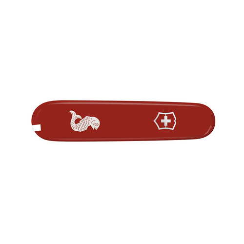 Передняя накладка для ножей VICTORINOX Fisherman и Angler 91 мм, пластиковая, красная