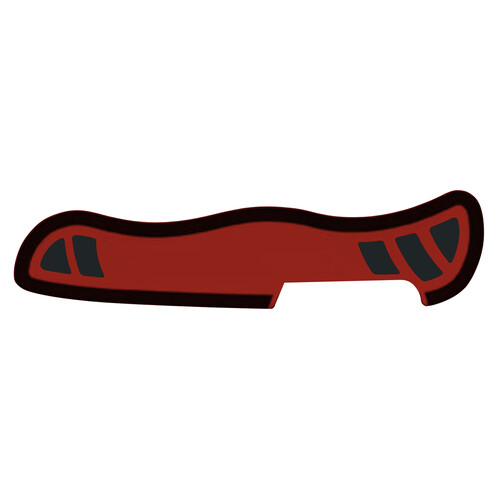 Задняя накладка для ножей VICTORINOX 111 мм, нейлоновая, красно-чёрная