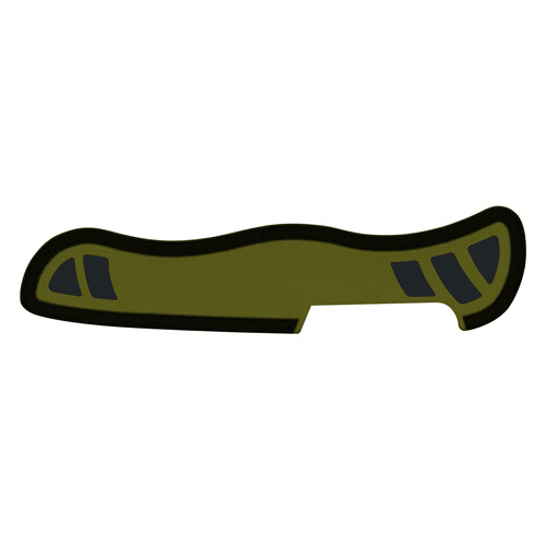 Задняя накладка для ножей VICTORINOX Swiss Soldier's Knife 08 111 мм, нейлоновая, зелёно-чёрная