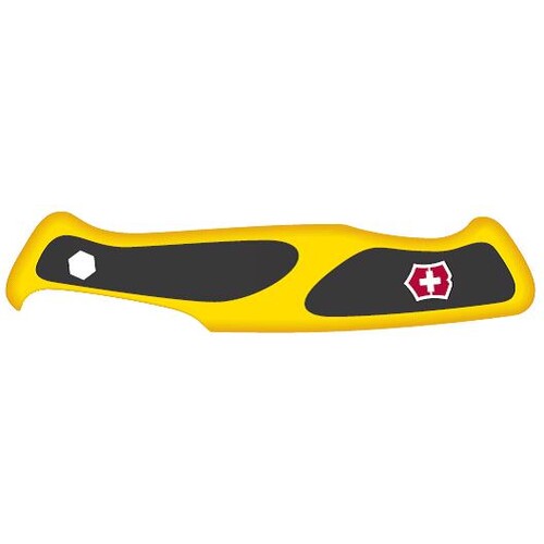 Передняя накладка для ножей VICTORINOX 130 мм, нейлоновая, жёлто-чёрная