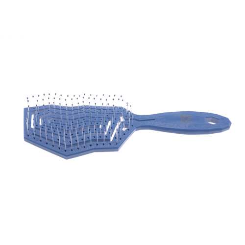 Щетка Dewal Beauty серия "Friendly", продувная, с нейлоновым штифтом, форма айсберг