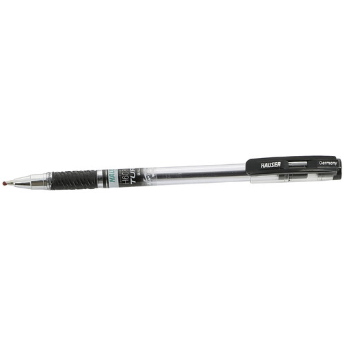 Шариковая ручка Hauser Turbo, пластик, цвет черный