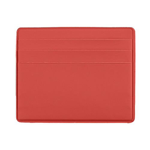 Чехол Simply для 6 карт с отделением для денег, красный, PU