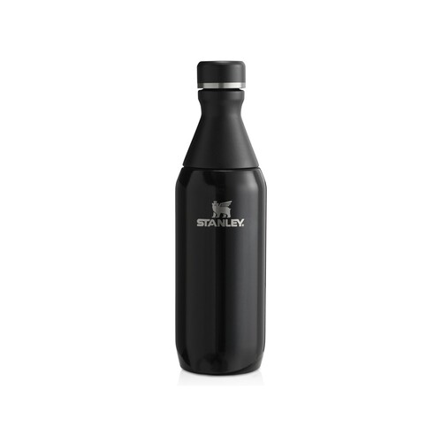 Бутылка для воды Stanley All Day Slim объемом 350 мл - черный глянцевый