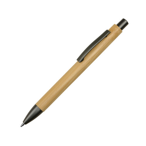 Ручка бамбуковая шариковая "Tender Bamboo", темно-серый