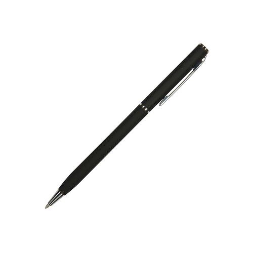Ручка шариковая автоматическая BrunoVisconti® "PALERMO" цвет корпуса черный, soft-touch, 0.7 мм