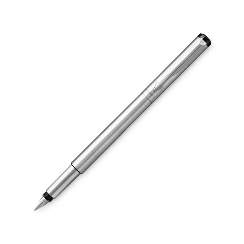 Ручка перьевая «Parker Vector Standard Stainless Steel CT», серебристый