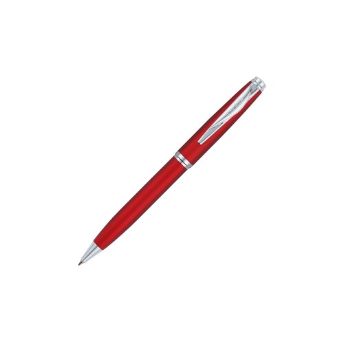 Ручка шариковая Pierre Cardin коллекция «ГАММА КЛАССИКА (GAMME CLASSIC)». Корпус - латунь с матовым покрытием. Отделка и детали дизайна - сталь и хром. Цвет - красный матовый. Упаковка Е.