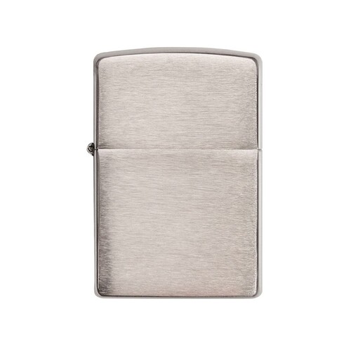 Зажигалка ZIPPO Armor™ c покрытием Brushed Chrome, латунь/сталь, серебристая, матовая, 38x13x57 мм