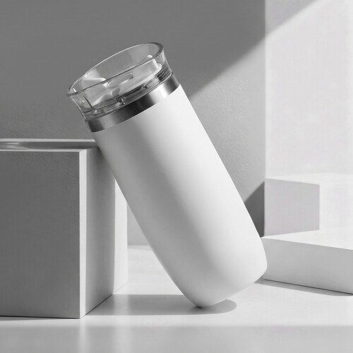 Вакуумный термостакан «Volcano», 450 мл, белый