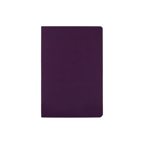 Бизнес тетрадь А5 "Megapolis flex" 60 л. soft touch клетка, фиолетовый