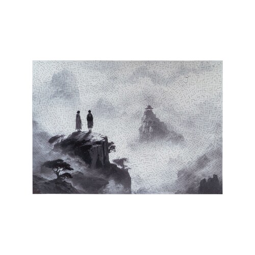 Деревянный пазл "Serenity"