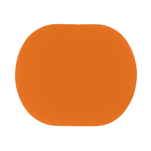 ПАТЧ ОВАЛ soft-touch (оранжевый ) 6,0 х 5,0 см