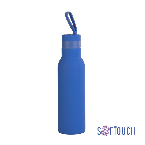 Бутылка для воды "Фитнес" 700 мл, покрытие soft touch