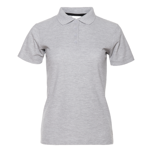 Рубашка поло женская STAN хлопок/полиэстер 185, 04WL, Серый меланж,  (50/60)  (42/XS)
