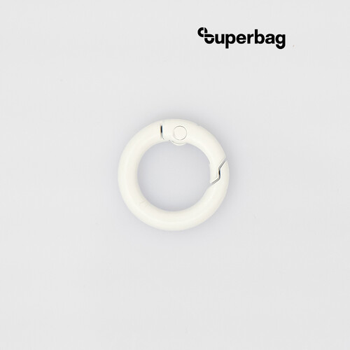 Карабин-кольцо Ring для обвеса, d=2см (белый)