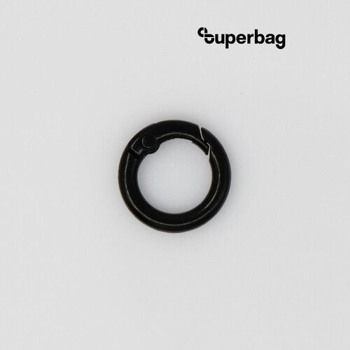 Карабин-кольцо Ring для обвеса, d=2см (черный)