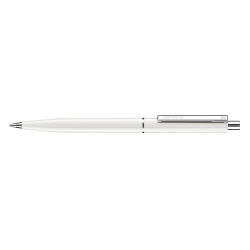 Шариковая авторучка Senator  с металлическими деталями "Point Polished" (Белый)