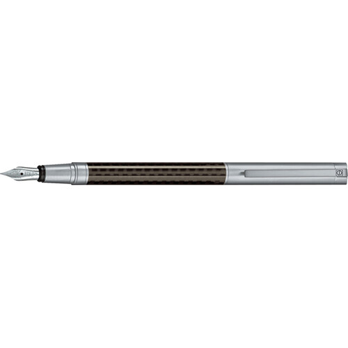 Перьевая ручка из металла в комбинации с лёгким карбоном "Fountain Pen" (черный)
