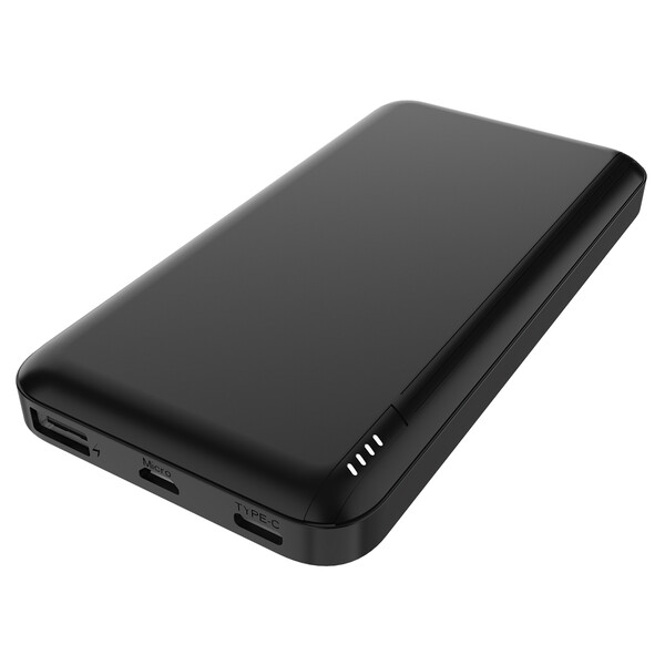 Внешний аккумулятор Optima, 10000 Mah, черный