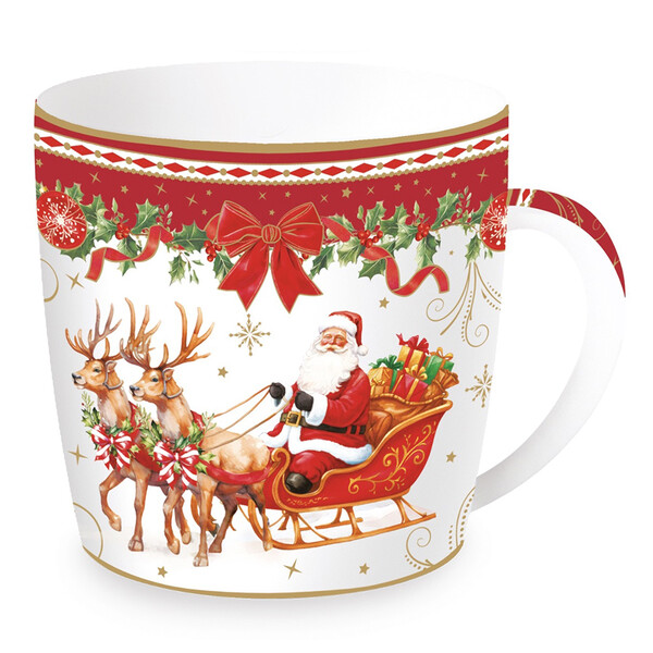 Кружка christmas heritage, santa, 350 мл