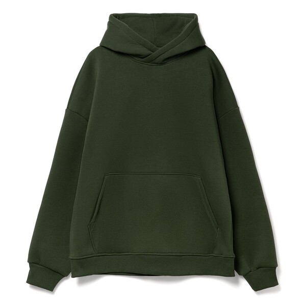 Худи Kulonga Oversize, темно-зеленый хаки, размер XS/S