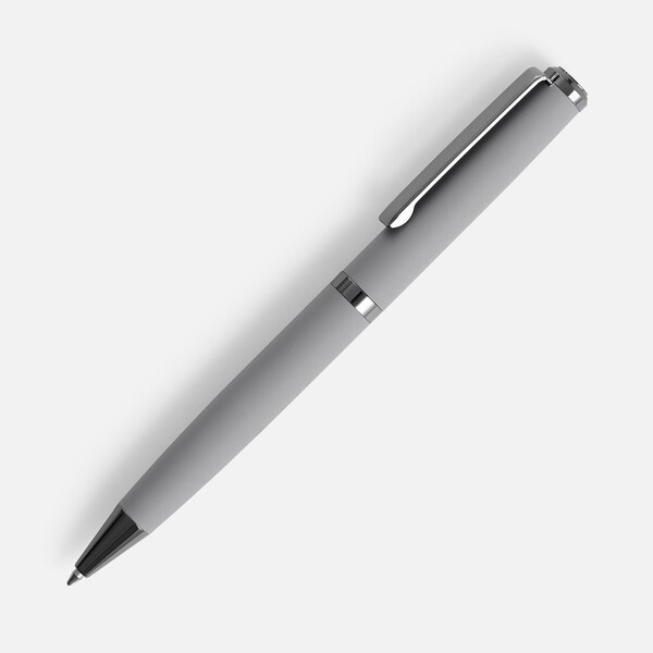 Ручка шариковая Inkish Gunmetal в футляре, серая