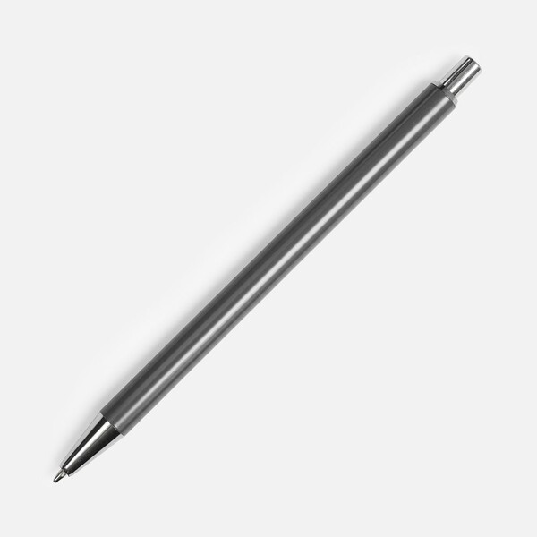Ручка шариковая Slim Beam, серая